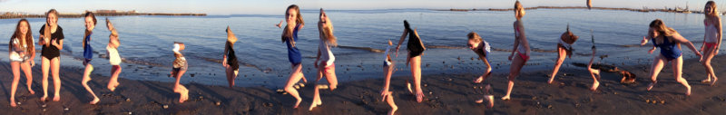 Girls on the Beach, Santa Barbara